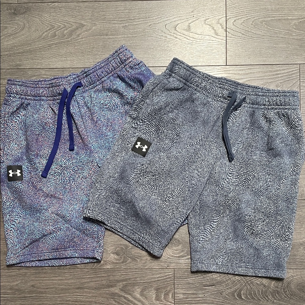 Under armour Under Armour Mens Rival Terry Printed Shorts lot
